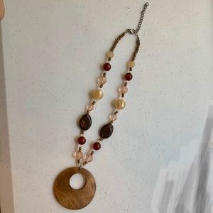 🏆BOGO 📿 Wooden beaded fun necklace long short